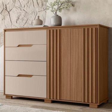 Imagem de Cômoda Ambiente Texas Carvalho Fendi - Moval - MOVAL MOVÉIS