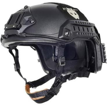 Imagem de Capacete marítimo ajustável ATAIRSOFT ABS para airsoft e paintball (preto, M/G)