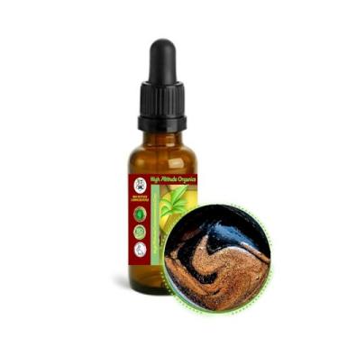 Imagem de SHILAJIT Sérum líquido - Altai Black Gold - Resina da montanha siberiana (extrato de glicerina) - Vitalidade da pele, minerais, ácido fúlvico e húmico, cobre - Cuidados tópicos cosméticos,