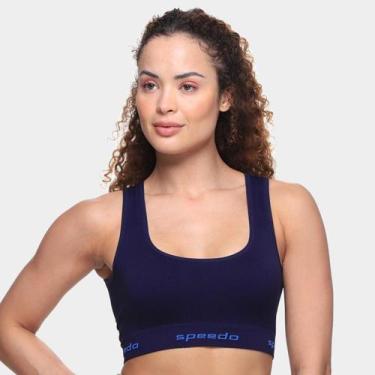 Imagem de Top Cropped Speedo Feminino, Marinho, M