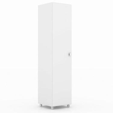 Imagem de Armário Lavanderia Multiuso Com 1 Porta Cr30013 Branco - MULTIMOVEIS