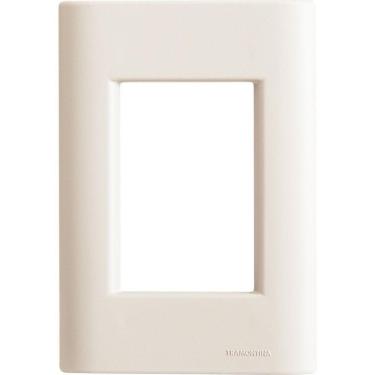 Imagem de Placa 3 Postos 4x2 Tramontina Giz Branca Soft Touch Sem Suporte Tramontina