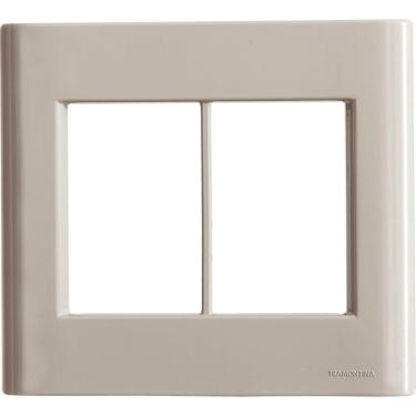 Imagem de Placa 6 Postos 4x4 Tramontina Giz Fendi Soft Touch Sem Suporte Tramontina