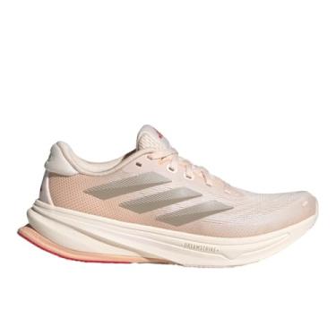 Imagem de adidas Tênis de corrida feminino Supernova Rise 2, Quartzo/champanhe metálico/rubi puro, 34