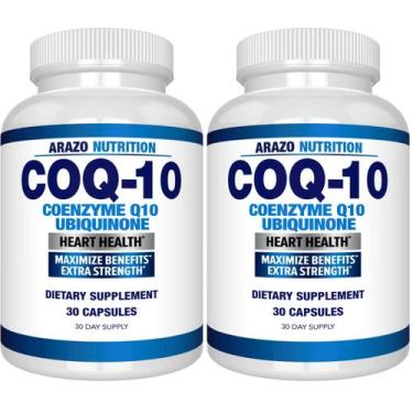 Imagem de Arazo Nutrition CoQ10 200mg Cápsulas de Alta Absorção 60 Unidades