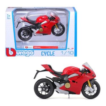 Imagem de Ducati Panigale V4 Vermelha 1/18 Burago 51080