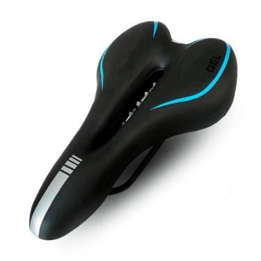 Imagem de Selim Gel Bike Mtb Sport Vazado 275 X 155mm Anti-prostático - WBCOM, A