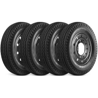 Imagem de Kt 4 Pneu Pirelli 7.50-16 116/114l 10pr Liso Rodoviário At52 - PIRELLI