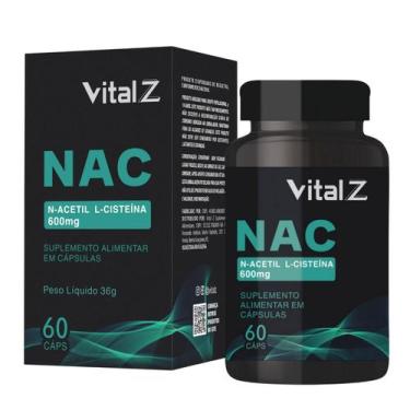 Imagem de NAC 600mg Vital Z 60 Cápsulas