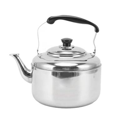Imagem de Chaleira 5,5 L Chaleira Aço Inoxidável Assobio Chaleira Fervente Adequado Para Fogões A Gás E Cooktops De Indução