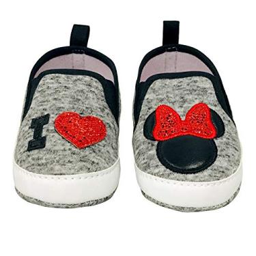 Imagem de Disney Tênis infantil Mickey Mouse vermelho e preto, Tênis Minnie, 12-18 Months Infant