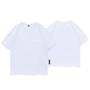 Imagem de Camiseta Txt Solo Act Sweet Mirage k-pop Merch Support Camisetas estampadas vintage estampadas camisetas soltas unissex, Branco, P