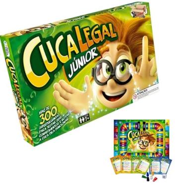 Imagem de Brinquedo Educativo Jogo De Tabuleiro Cuca legal Júnior Com 336 Perguntas