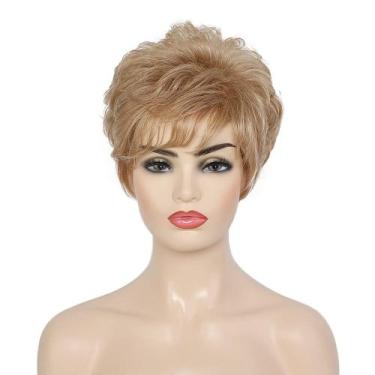 Imagem de Peruca Wig 100% Orgânica Super Natural Lisa Curta Corte Moderno - bble