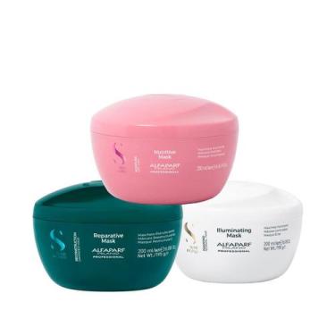 Imagem de Kit Cronograma Capilar Home Semi Di Lino (3 itens) - Alfaparf Milano