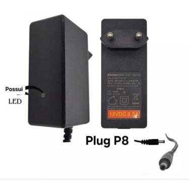 Imagem de Fonte Para Tv Philco 12v 3.5a Plug 5.5mm x 2.5mm - ac adapter