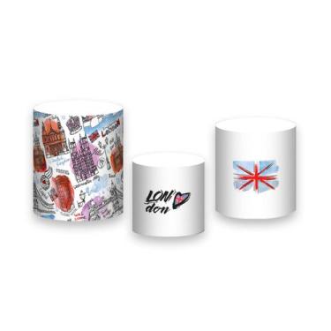 Imagem de Trio de Capas de Cilindro - Volta ao Mundo Londres Ilustração 012 - Vi