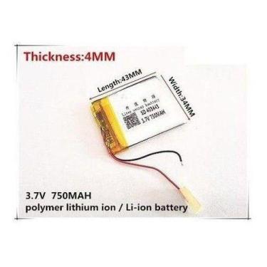 Imagem de Bateria 3,7v   750 Mah   Mp4 APARELHO - bgb
