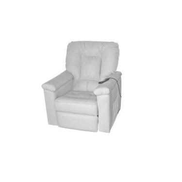 Imagem de Poltrona Papai Motorizada Reclinavel Porshe Branco Matrix, Branco