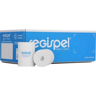 Imagem de Bobina Térmica 80MM X 40M Branca 44G sem Tubete - Caixa com 30 - Regis