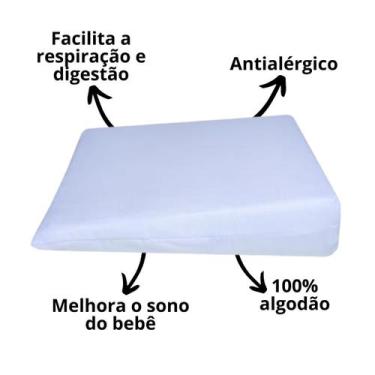 Imagem de Travesseiro rampa de bebe antirrefluxo gravida recem nascido - MBBIMPO