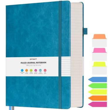Imagem de Caderno OFFIGIFT College Ruled B5 - 320 Páginas - Azul