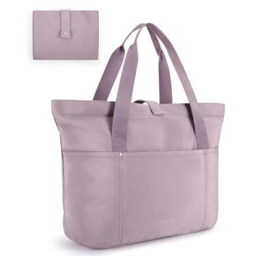 Imagem de Sacola Dobrável BAGSMART para Mulheres - 20L com Zíper