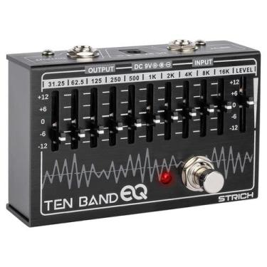 Imagem de Pedal EQ de 10 Bandas STRICH para Guitarra e Baixo