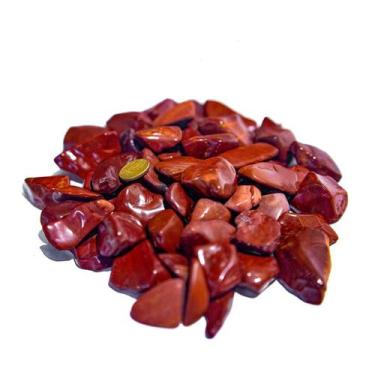 Imagem de 1kg Jaspe Africano Rolado Pedra Natural M 20 a 35mm Tipo A - Cristaisd