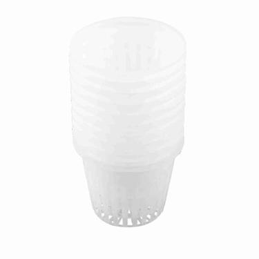 Imagem de 10 PCS Pote de Rede, Copos de Malha Pesados ​​cestos de Plantio para Jardinagem Externa Em Ambientes Externos (Branco)