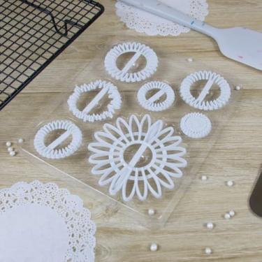 Imagem de Kit de Cortadores Flor de Gérbera 7 Peças