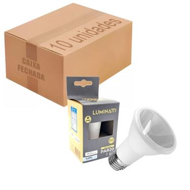 Imagem de 10x Lâmpada Led Par20 6w Ip65 Luz Branca Fria Prova D`água