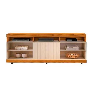 Imagem de Rack Dili Para Tv Até 60 Polegas Com Rodizios Dj Moveis Cedro Bali