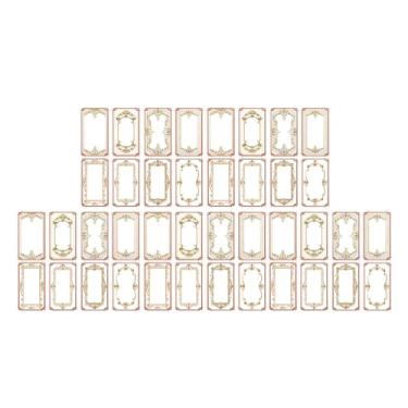 Imagem de Scrapbook Sticky Notes Multipurpose requintado decorativo papel pegajoso Notepads para artesanato DIY (Tipo 1)