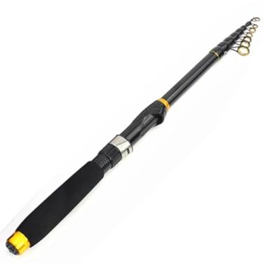 Imagem de Vara de pesca de fibra de carbono 1,8 m 2,1 m 2,4 m 2,7 m 3,0 m 3,6 m vara de pesca tração máxima 3,5 kg vara de pesca telescópica portátil acessórios de pesca