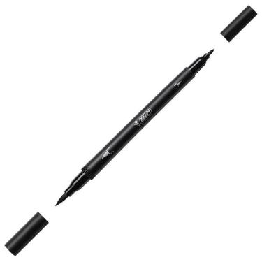 Imagem de Caneta hidrográfica Dual Tip Intensity Preta - Bic