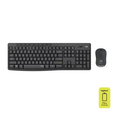 Imagem de Teclado e mouse sem fio Silent Wireless MK295 Logitech