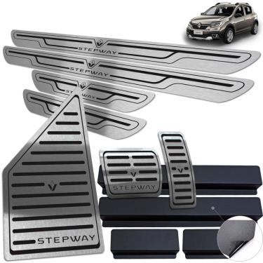 Imagem de Pedaleira Automático Soleira Descanso Preto Stepway 2020 21