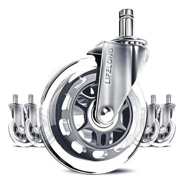 Imagem de Rodas Para Cadeira De Escritório 11mm - Kit 5 Rodas