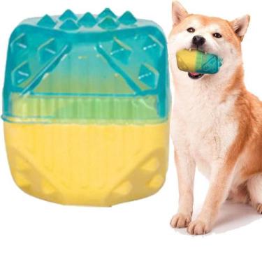 Imagem de Mordedor Gelado Para Pet Cubo 6,5x6,5x7,5cm C3b