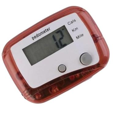 Imagem de Pedômetro de caminhada, pedômetro pequeno de quilômetros/quilômetros – Contador de passos de corrida com clipe para homens, mulheres, crianças e adultos, idosos