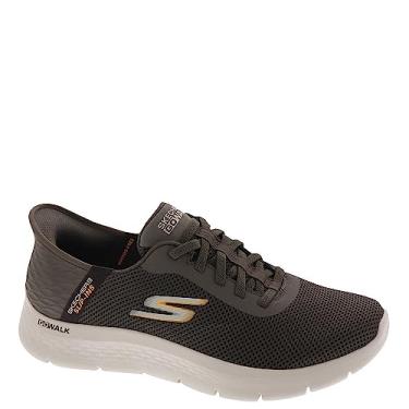 Imagem de Skechers Go Walk Flex Hands Up Hands Free Slip-Ins, Marrom, 9.5