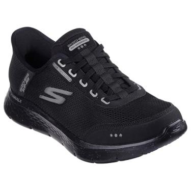 Imagem de Skechers Tênis masculino Go Walk Flex-100% impermeável, Preto/preto, 44