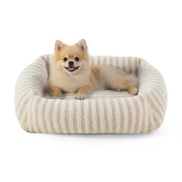Imagem de Cama de cachorro MIXJOY lavável com capa removível para cães médios