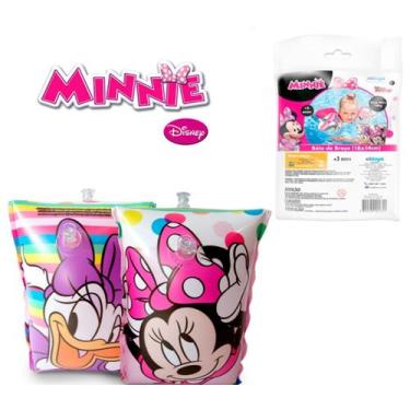 Imagem de Boia Inflável de braço infantil Minnie Disney 23x14 cm Peso Máximo 20k