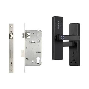 Imagem de Fechadura De Porta Biométrica Com Impressão Digital Em Vários Idiomas,