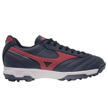 Imagem de Chuteira Society Mizuno Morelia Classic AS - Preto e Vermelho 40, Pret