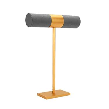 Imagem de Suporte de joias em T Suporte de pulseira de barra organizador de armazenamento de joias para venda, suporte de pulseira para exibição de joias para loja, vitrine e exibição de joias em casa (cor: G)