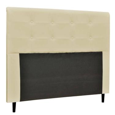 Imagem de Cabeceira Luna Para Cama Box Casal 140 Cm Corino Bege