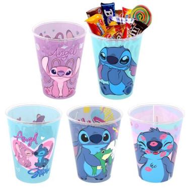 Imagem de 5 Copos Stitch Decoração Festa Infantil Lembrancinha Doces - Plasútil,